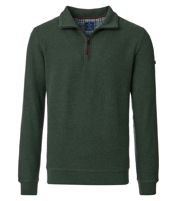 Troyer Zip Sweatshirt - Green