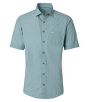 Print Short Sleeve Shirt - Green