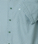 Print Short Sleeve Shirt - Green