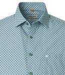 Print Short Sleeve Shirt - Green
