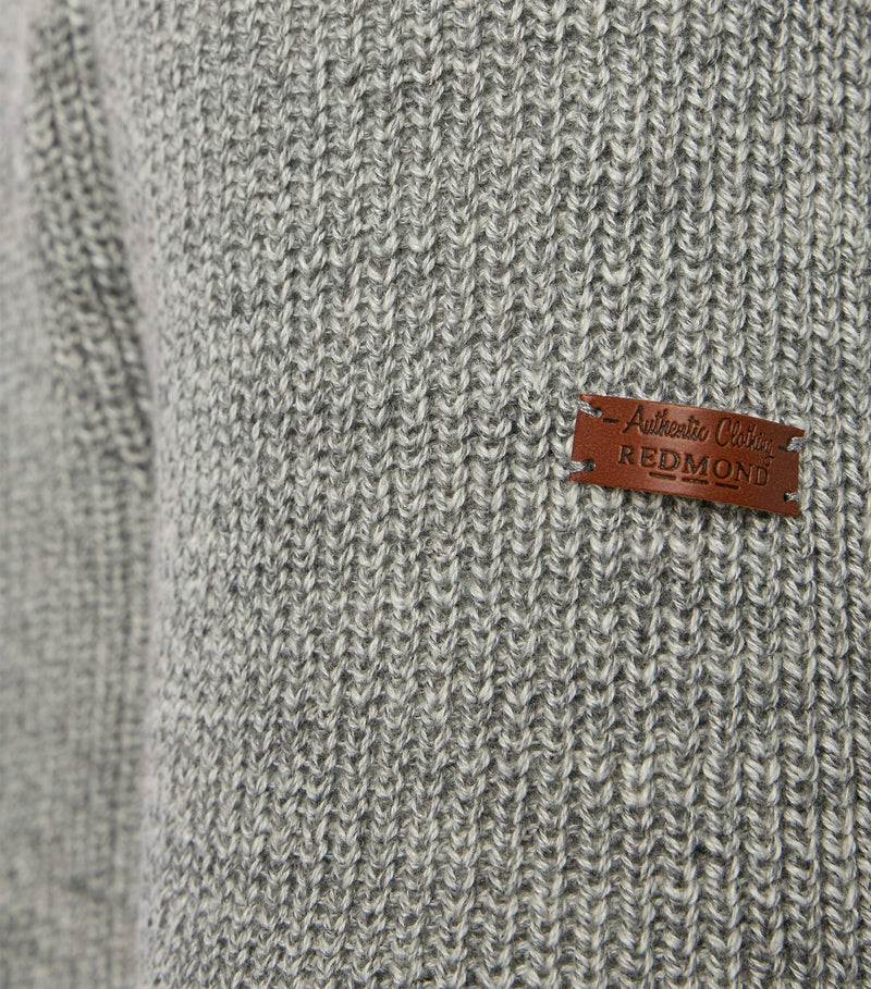 Troyer Zip Jumper - Grey