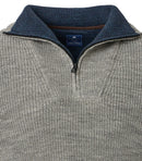 Troyer Zip Jumper - Grey