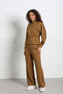 Isla Zip Sweatshirt - Olive