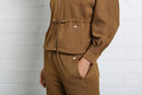 Isla Zip Sweatshirt - Olive