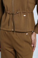 Isla Zip Sweatshirt - Olive