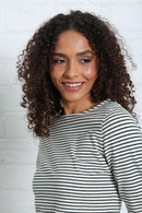 Paloma Stripe Tee - Forest