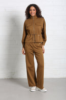 Isla Zip Sweatshirt - Olive