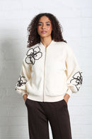Ruby Bomber Jacket - Cream