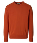 Round Neck Jumper - Terracotta
