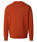 Round Neck Jumper - Terracotta