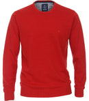 Round Neck Jumper - Red