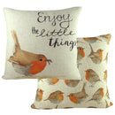 Robin Printed Cushion 43x43cm