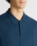 Short Sleeve Polo Shirt - Slate Blue