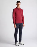 Long Sleeve Polo - Maroon