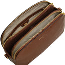 Dukes Place Med Ziptop Crossbody - Saddle