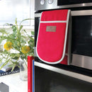 Canvas Double Oven Glove - Red