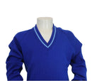 Scoil Chaitríona Magic Fit V Neck Jumper - Royal