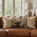 Woodland Pheasant Velvet Cushion