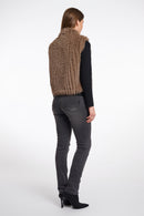 Fur Gilet - Toffee