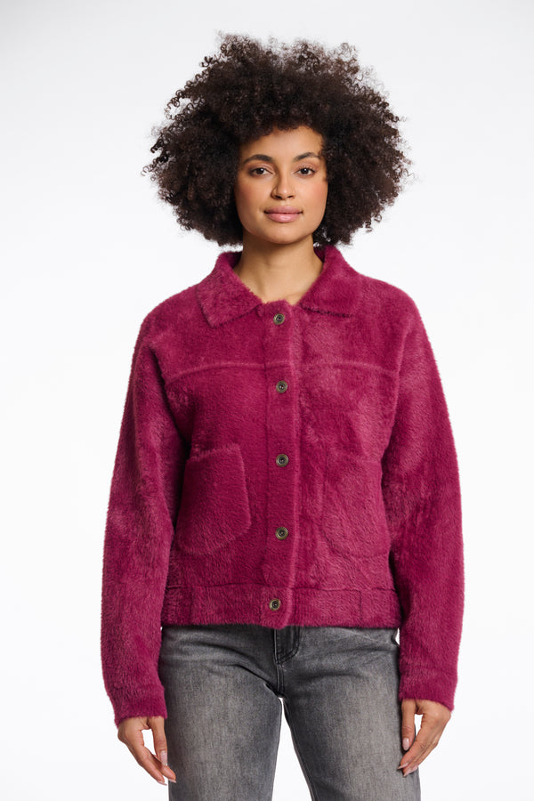 Boxy Jacket - Sugar Plum