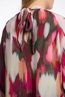 Tie Neck Blouse - Pink Shadow