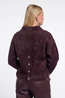 Bubbly Boxy Jacket - Fudge Cloak