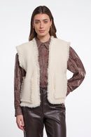Vita Fringe Detail Waistcoat - Birch