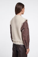 Vita Fringe Detail Waistcoat - Birch