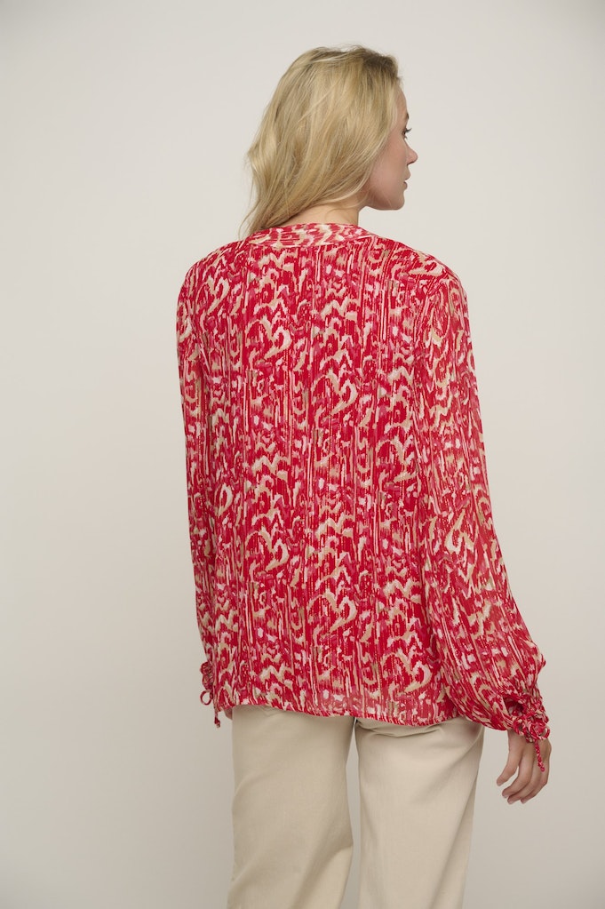 Balloon Sleeve Blouse - Salsa Glam