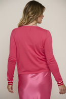 Josia Fitted Short Cardigan - Lipgloss