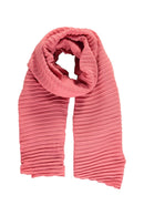 Plisse Scarf - Coral