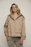 Do Detachable Hood Parka - Sand