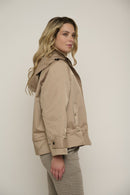 Do Detachable Hood Parka - Sand