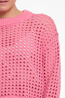 Perforated Jumper - Bright Pink