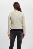 Tweed Jacket - Dusty Khaki