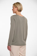 Long Sleeve Top - Dusty Khaki