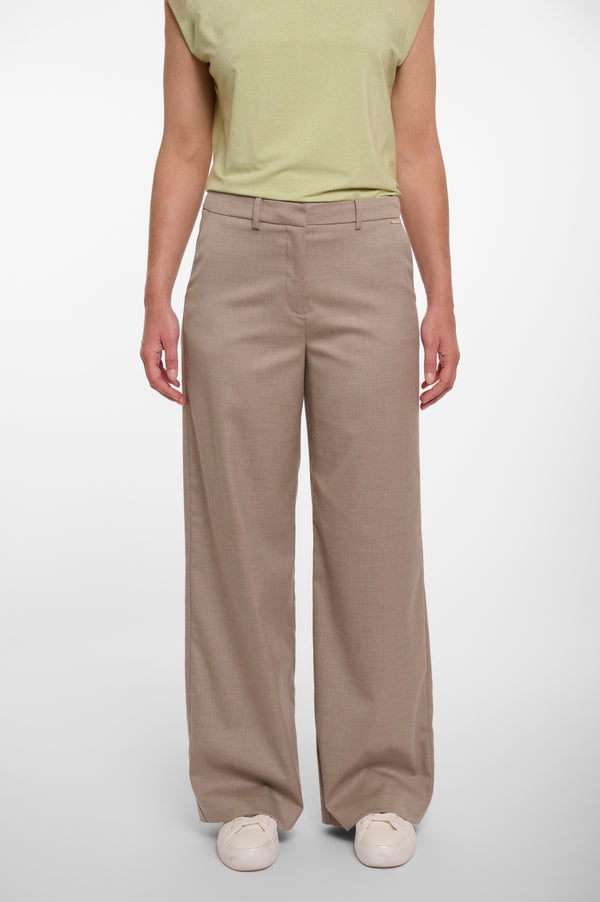 Mid Waist Trousers - Dark Desert