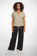 V Neck T-Shirt - Tea