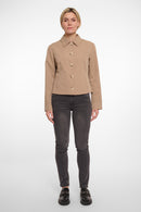 Button Through Jacket - Sand