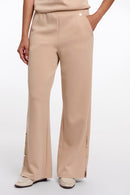 Gloria Wide Leg Trouser - Oat
