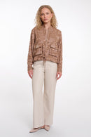 Priori Zip Jacket - Rosy Brown