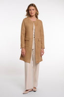 Camiel Long Open Jacket - Burlywood