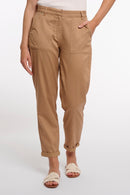 Rowy Tapered Leg Trouser - Burlywood