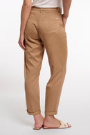 Rowy Tapered Leg Trouser - Burlywood