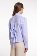 Felise Striped Blouse - Blue Stripe