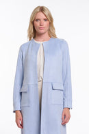 Camiel Long Jacket - Light Blue