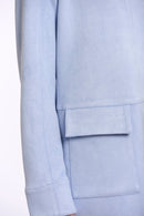 Camiel Long Jacket - Light Blue