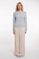Perla Long Sleeve Jumper - Light Blue