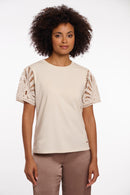 Joney Short Sleeve Top - Birch