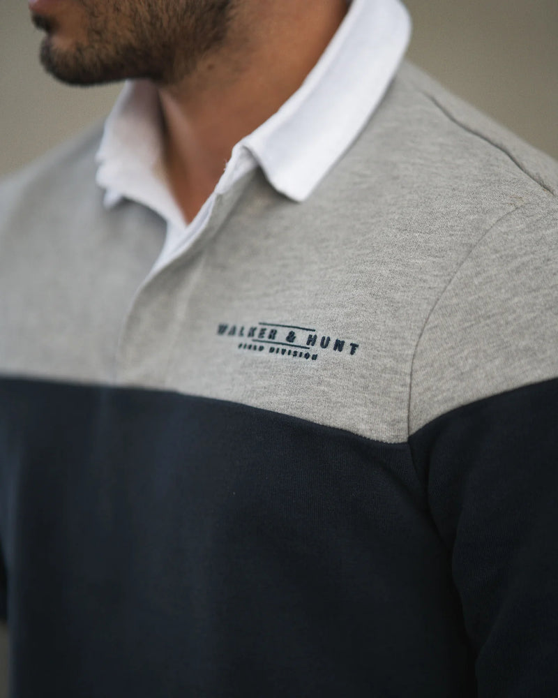 Rugby Shirt - Grey Stripe